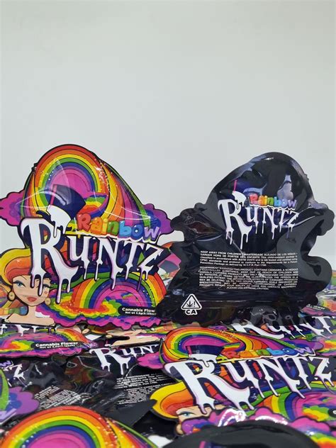 runtz fake bags|3.5g mylar bags.